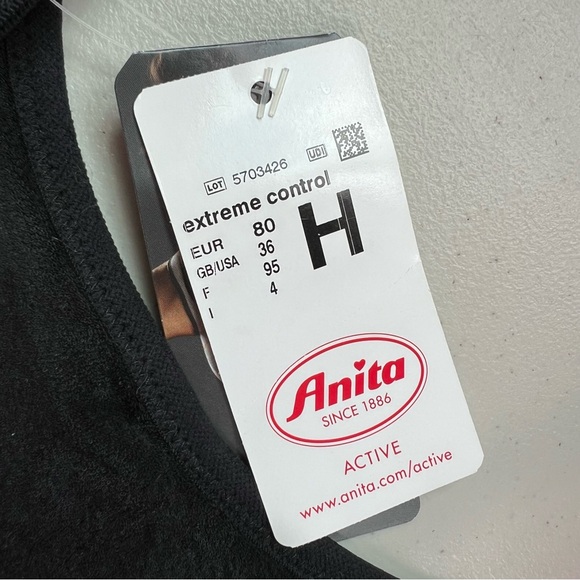 Anita NWT Extreme Control 36H Mosaic Leopard Print Sports Bra - Picture 8 of 13